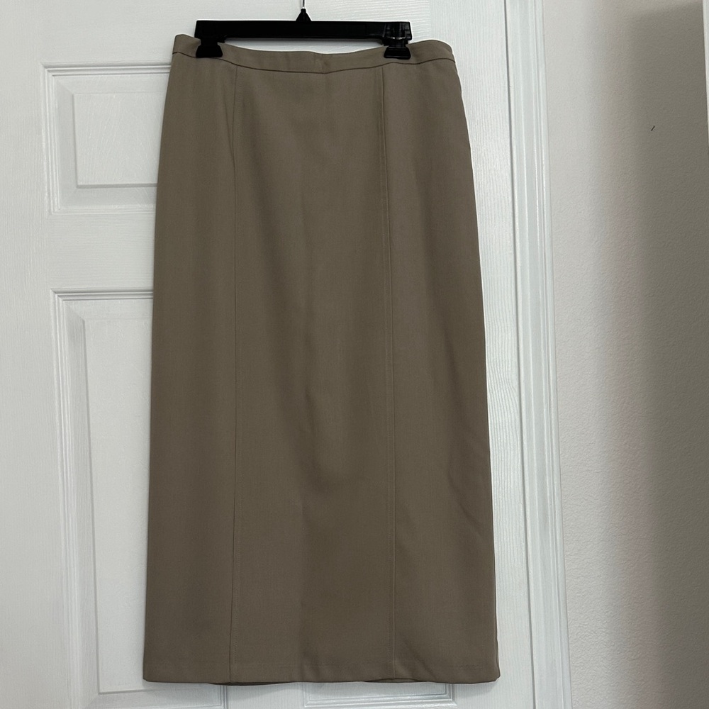Tan Pencil Skirt for Women